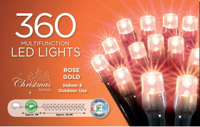 ROSE GOLD 360 LED BULB CHASER LIGHTS