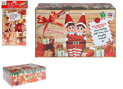 ELF DESIGN XMAS 17CM X 26CM BOX