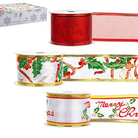 2MTR X 5CM ASST. PRINTED DELUXE RIBBON