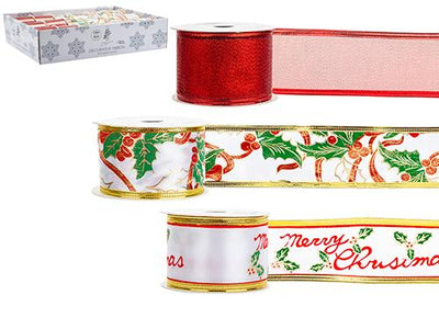 2MTR X 5CM ASST. PRINTED DELUXE RIBBON