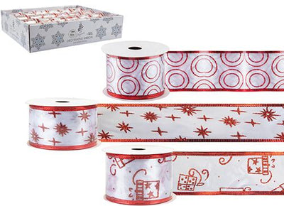 ASST. DESIGNS 2.7MTR XMAS RIBBON