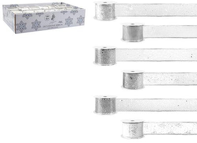 ASST. DESIGNS 2.7MTR XMAS RIBBON