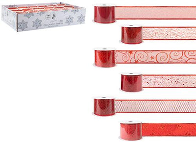 ASST. DESIGNS 2.7MTR XMAS RIBBON