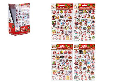 30 PACK 2 ASST.ELF VINYL STICKERS