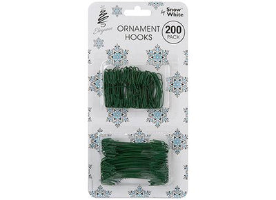 PACK OF 200 TREE ORNAMENT HOOKS