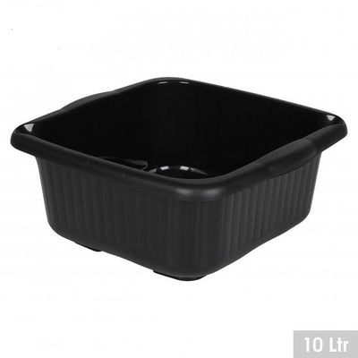 SQUARE 10LTR PLASTIC BASIN