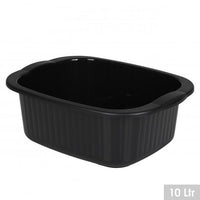 RECTANGULAR 10LTR PLASTIC BASIN