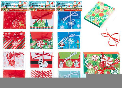 PACK OF 4 ENVELOPE ASST. GIFT BOXES