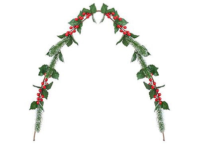 RED BERRY 150CM XMAS PINE GARLAND