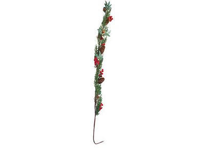 RED BERRY 1.35MTR PINE GARLAND