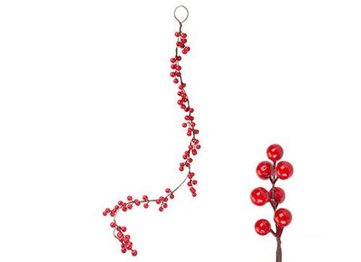 RED BERRIES 90CM GARLAND