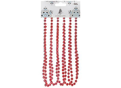 RED 2.7MTR BEAD CHAIN