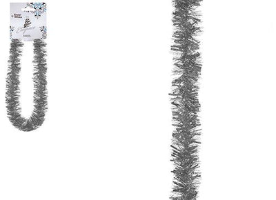 SILVER 2MTR 6 PLY 11CM TINSEL