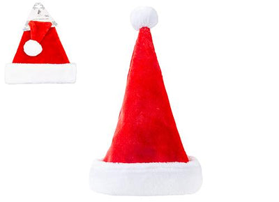 LUXURY RED PLUSH SANTA HAT