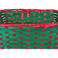 25CM X 30CM BAMBOO XMAS BASKET