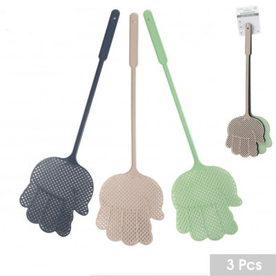 3 PACK PLASTIC FLY SWATS