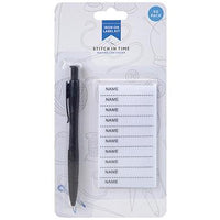 PACK OF 50 IRON ON NAME TAGS