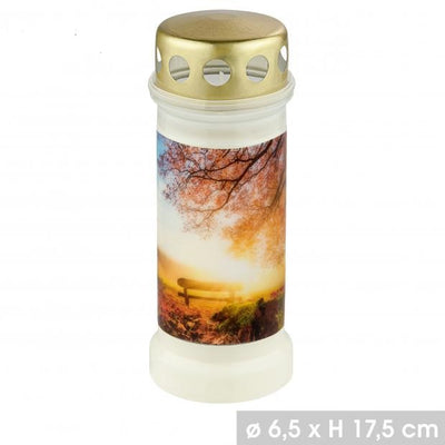 BOLSIUS 6 DAY AUTUMN SCENE MEMORIAL CANDLE