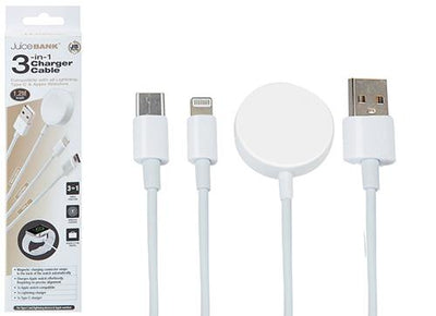 3 IN 1 TYPE C AND APPLE CHARGER CABLE
