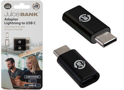 PACK OF 2 LIGHTNING TO USB C ADAPTOR