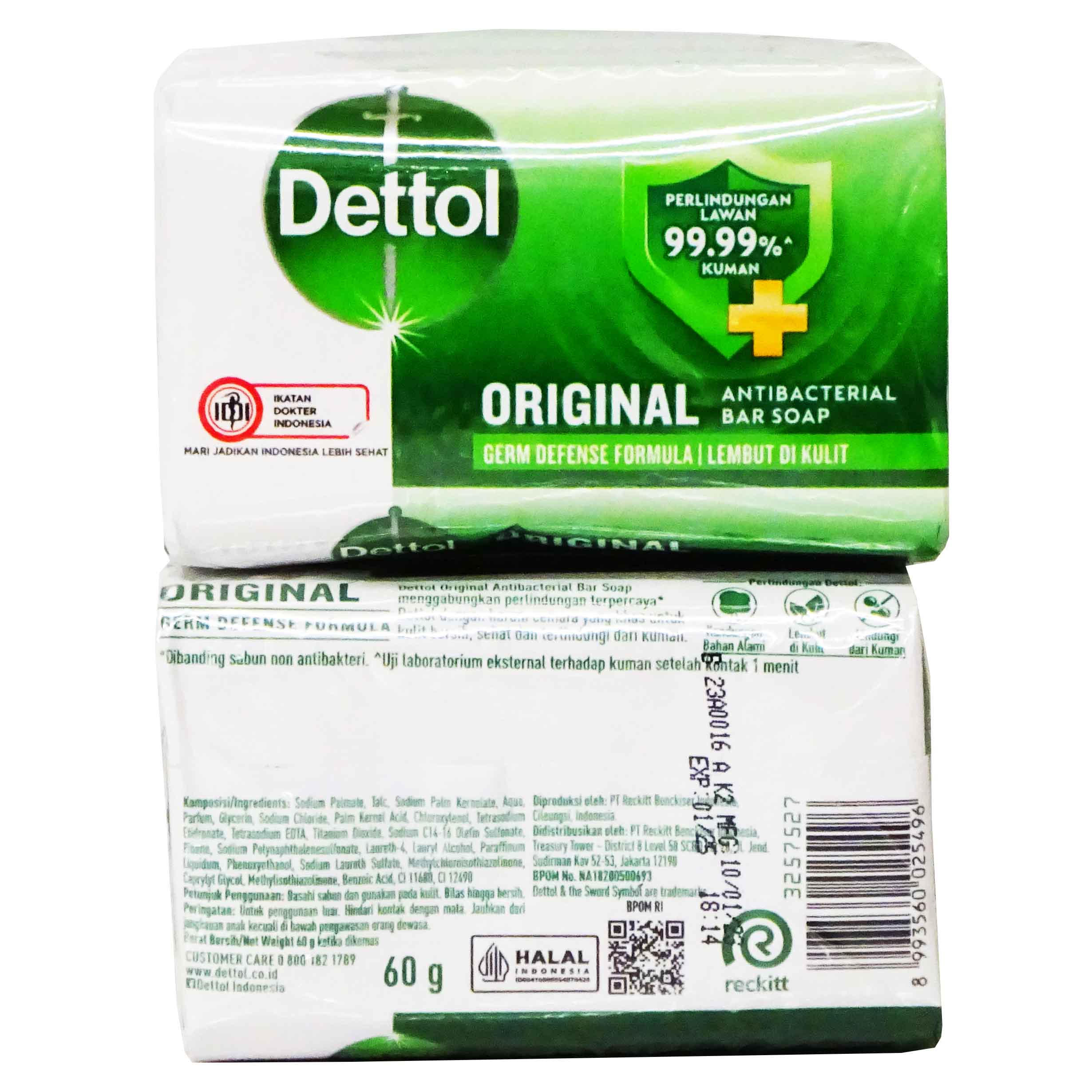 DETTOL 3 PACK ORIGINAL SOAP jfmdistributors