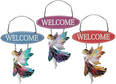 SHINY 3 ASST. FAIRY WELCOME SIGN