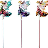 SHINY 3 ASST. FAIRY GARDEN STAKE