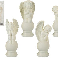 4 ASST. MEMORIAL CHERUB ON LARGE BALL