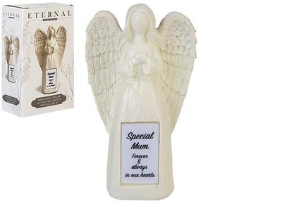MUM MEMORIAL SOLAR ANGEL ORNAMENT