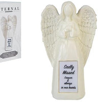 SADLY MISSED MEMORIAL&nbsp; SOLAR ANGEL ORNAMENT