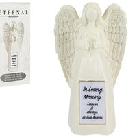 IN LOVING MEMORY MEMORIAL SOLAR ANGEL ORNAMENT