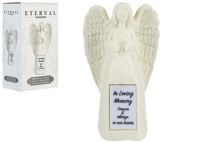 IN LOVING MEMORY MEMORIAL SOLAR ANGEL ORNAMENT