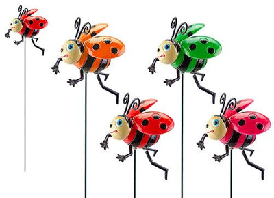 ASST. LADYBIRD ON STAKE