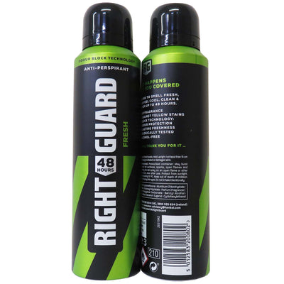 RIGHT GUARD 150ML FRESH SPRAY