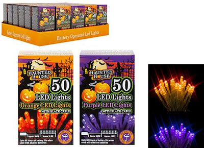 PACK OF 50 LED ASST. B/OP LIGHTS