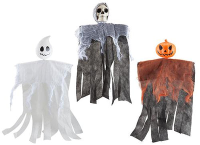 3 ASST. 2FT HANGING HALLOWEEN FIGURES