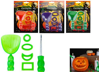 PUMPKIN 6 PCE CARVING SET