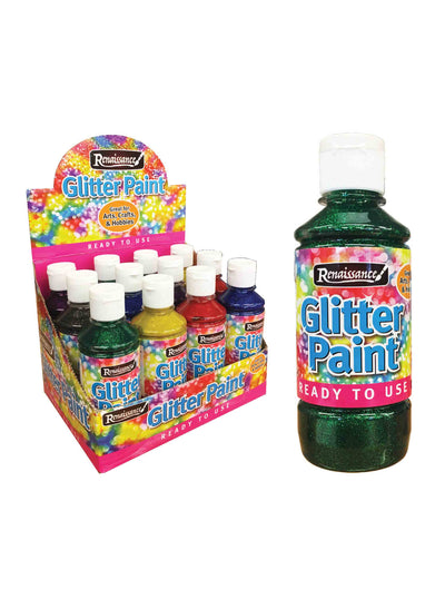 ASST. COLOURS 250ML GLITTER PAINT