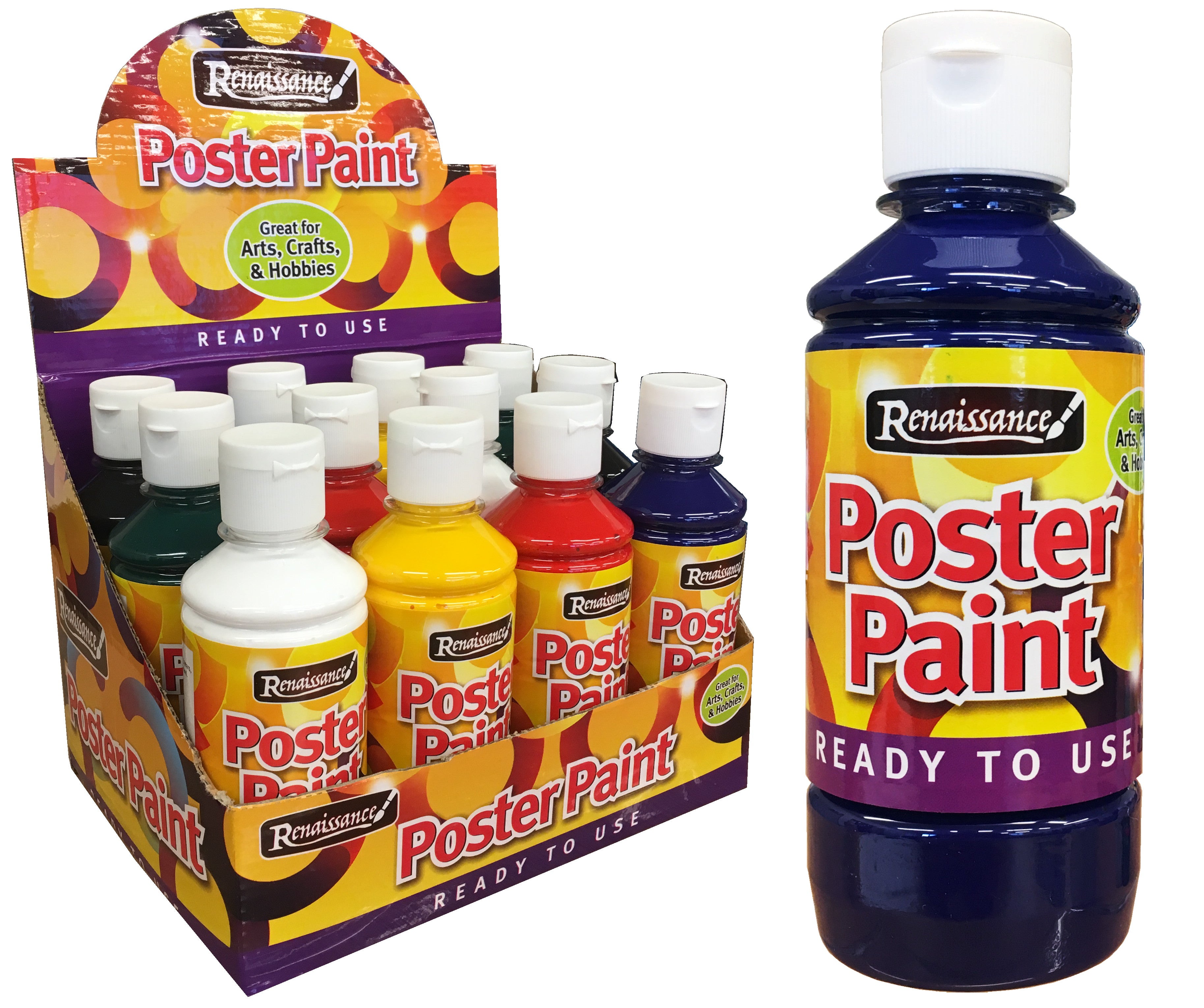 ASST. 250ML POSTER PAINTS jfmdistributors