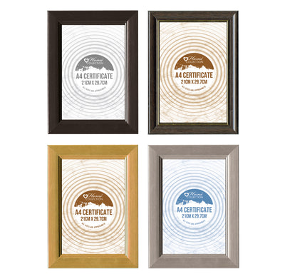 ASST. COLOURS  A4 CERTIFICATE FRAME
