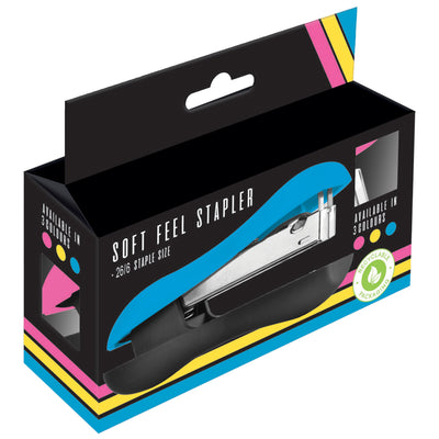 BRIGHT COLOURS SOFT TOUCH STAPLER