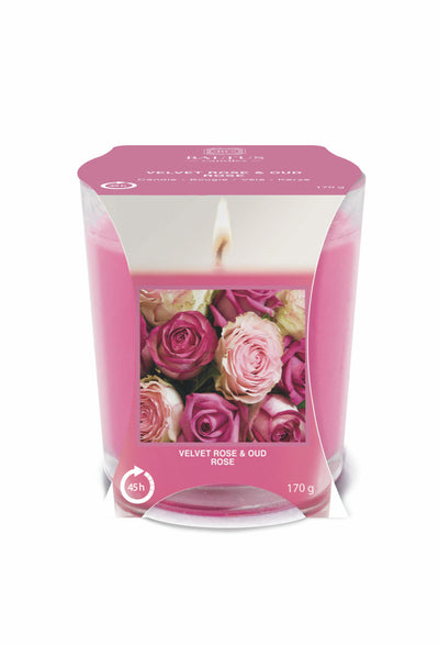 VELVET ROSE AND OUD 74MM X 84MM CANDLE JAR