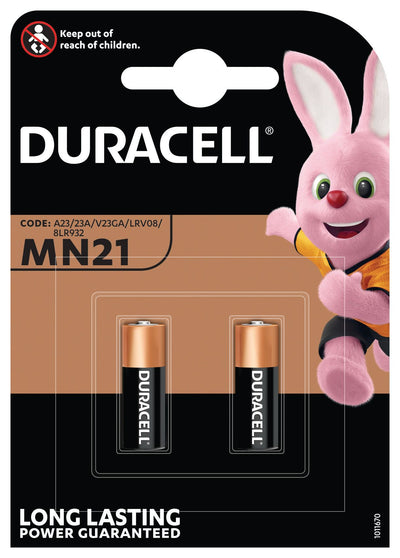 DURACELL PACK OF 2 MN21 BATTERIES