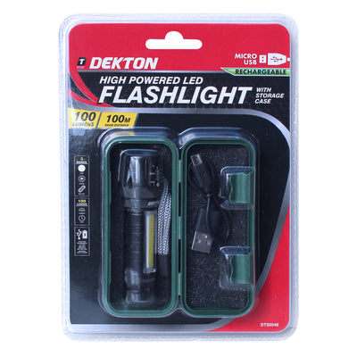 RECHARGEABLE MINI LED FLASHLIGHT