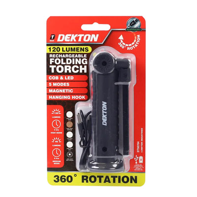 FOLDING RECHARGEABLE 360 ROTATION WORK LIGHT