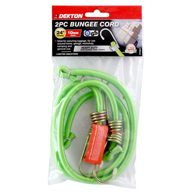 HEAVY DUTY 24" 2 PACK BUNGEE CORDS