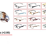 +2.00 DESIGNER GLASSES