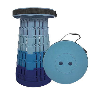 BLUE NAVY TELESCOPIC STOOL
