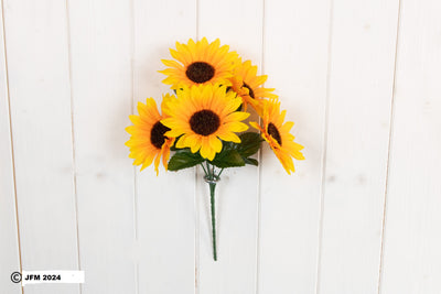 FLOCKED SUNFLOWER BUSH