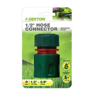 HALF INCH HOSE CONNECTOR WITHOUT STOP